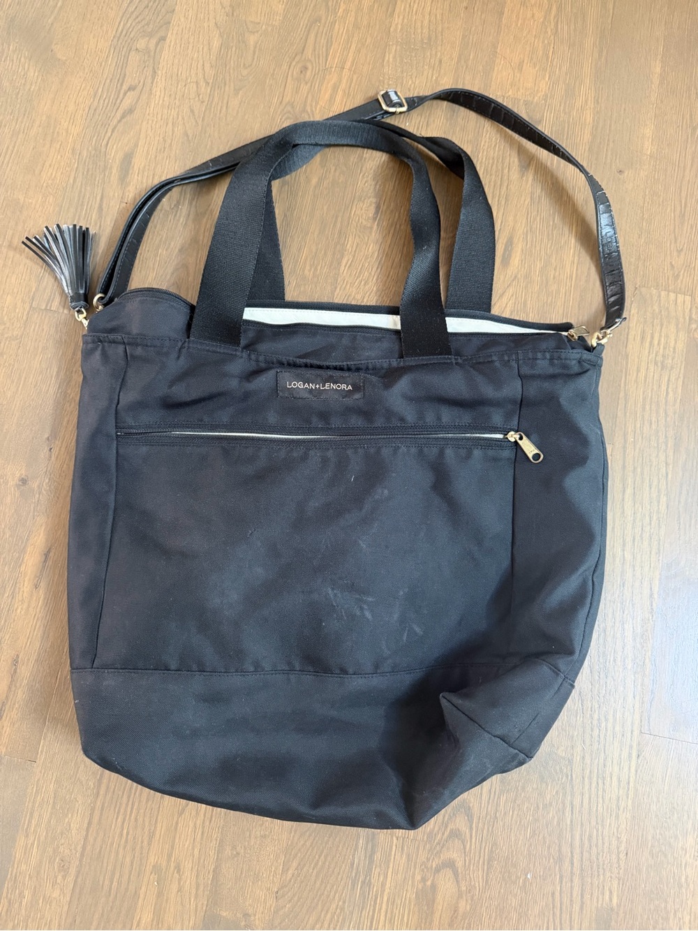 Black Everyday Tote Bag